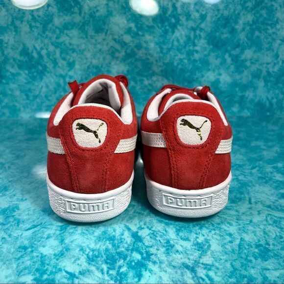 Puma Suede Classic Low ‘High Risk Red’ Men’s Low Top Shoes - Picture 4 of 5